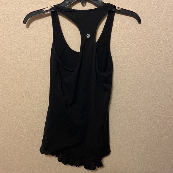 ❤️ 2 for $10 Lululemon Black Razorback Top - Picture 3 of 8